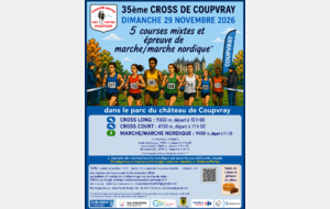 Cross de Coupvray le 29 novembre 2026