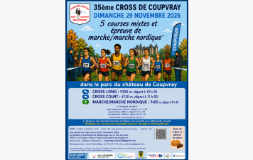 Cross de Coupvray le 29 novembre 2026
