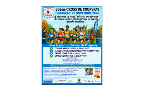 Cross de Coupvray le 29 novembre 2026