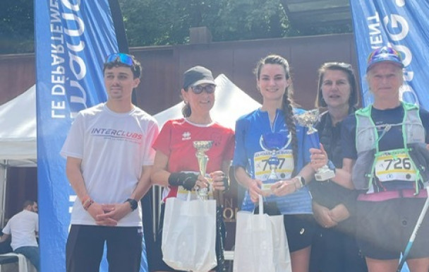 Foulée de Bussy Saint Georges , 5 kms course et 9kms marche nordique